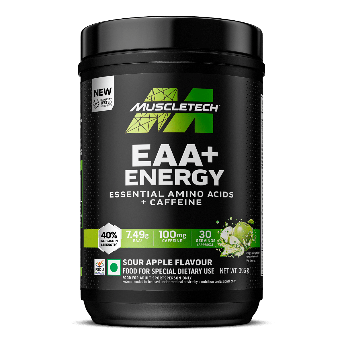 Muscletech EAA + Energy, Enhance Muscle Strength, Support Recovery & Electrolytes For Hydration Pack of 1 (396g)