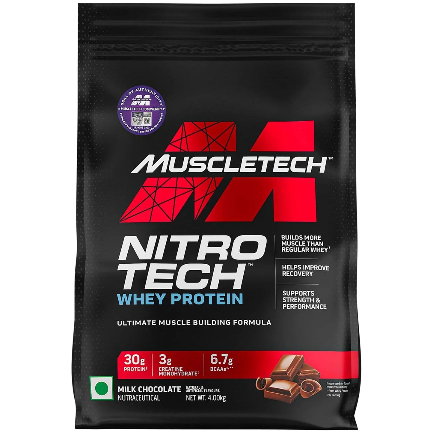 Muscletech™ Nitro-Tech™ Whey Protein | Milk Chocolate