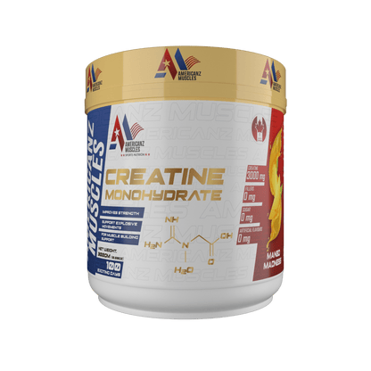Americanz Muscles Creatine Monohydrate 60 Serving | Mango Madness