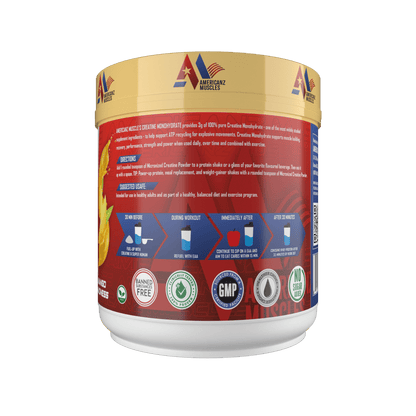 Americanz Muscles Creatine Monohydrate 60 Serving | Mango Madness