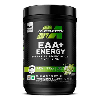 Muscletech EAA + Energy, Enhance Muscle Strength, Support Recovery & Electrolytes For Hydration Pack of 1 (396g)