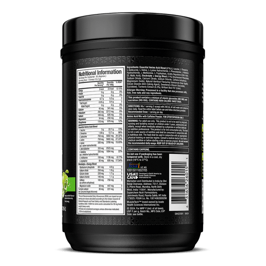 Muscletech EAA + Energy, Enhance Muscle Strength, Support Recovery & Electrolytes For Hydration Pack of 1 (396g)