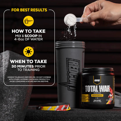 Total War Pre Workout 400g 30 servings