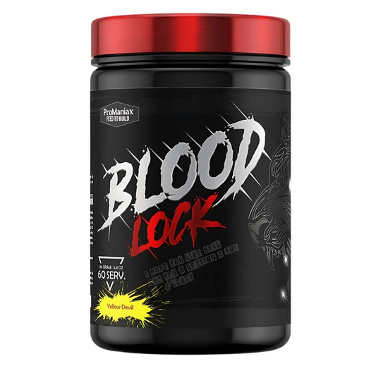 ProManiax Blood Lock Stim-Loaded Pre-Workout  (315g, 60 Servings)