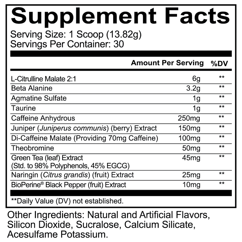 Total War Pre Workout 400g 30 servings