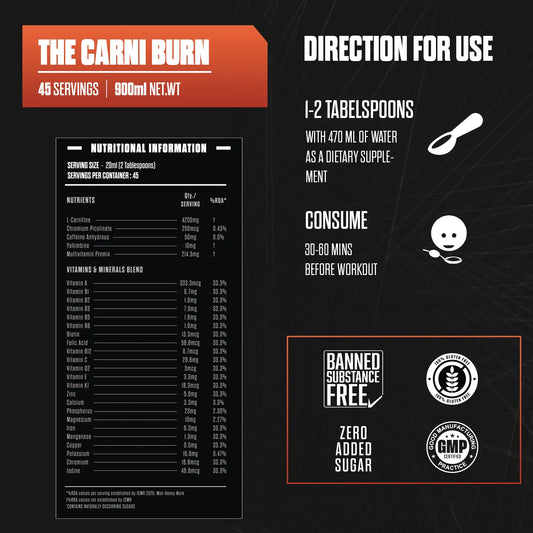 Exalt The Carni Burn L Carnitine