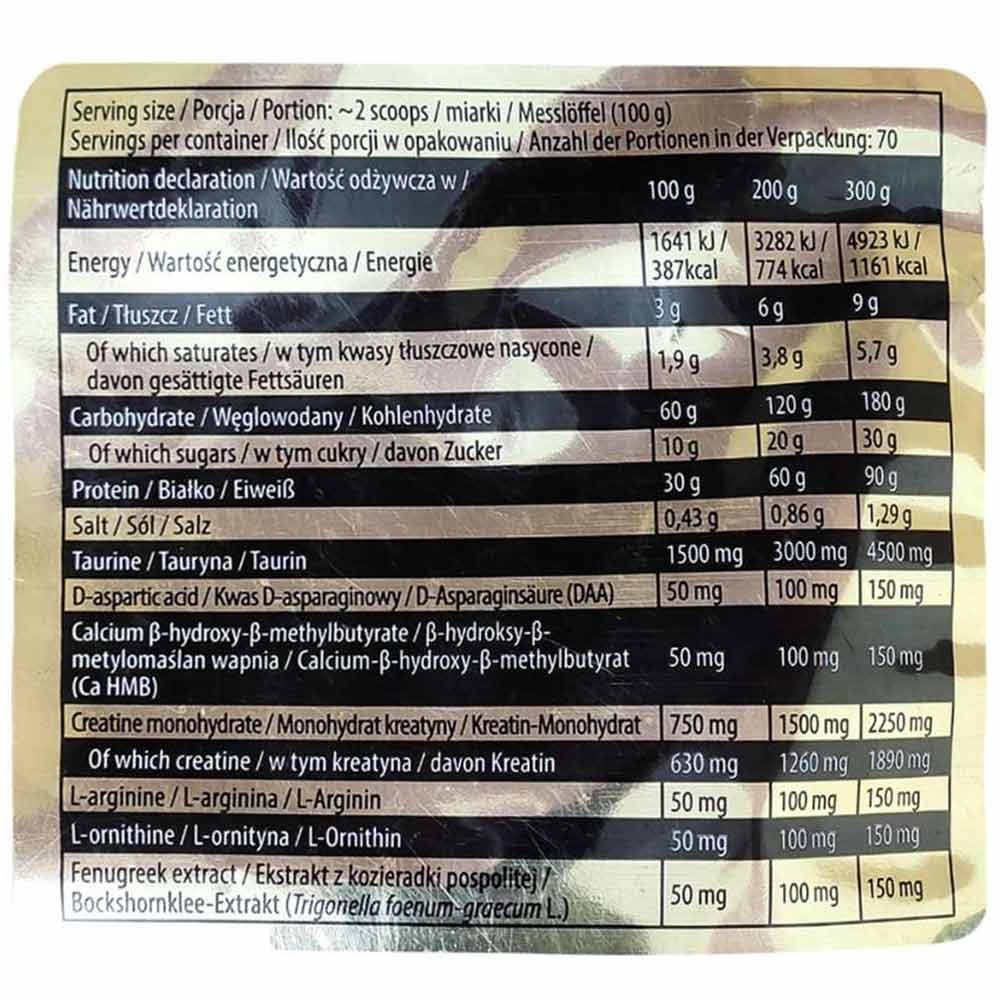 Kevin levrone Anabolic Mass 7kgs | Chocolate