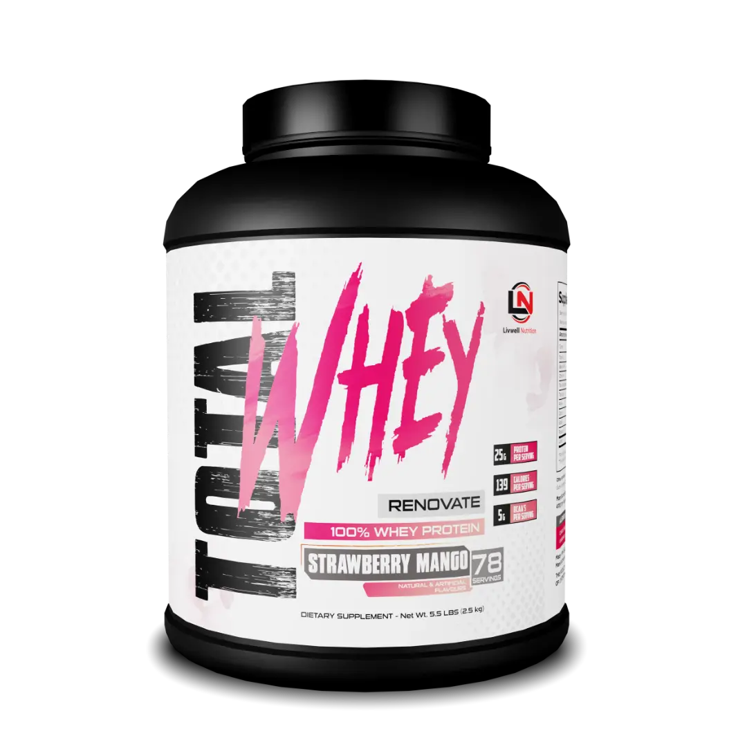 Livwell Nutrition Total Whey 5.5lbs | 78 servings