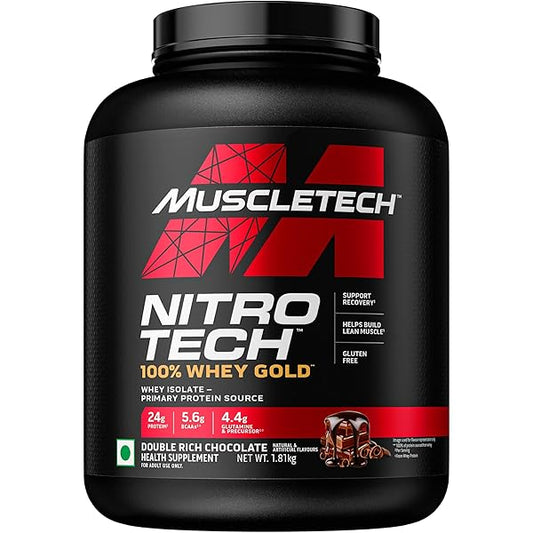 Muscletech Whey Gold 4lbs | Double Rich Chocolate