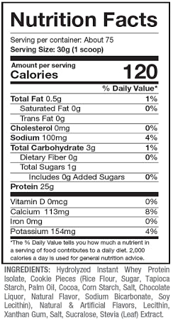 ANS Performance N-ISO Hydro Whey Isolate Protein 5 lbs