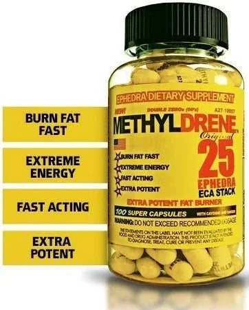 Cloma Pharma | Methyldrene | Fat Burner | 100 Capsules